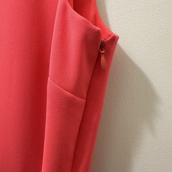 2/$30 J Crew Sleeveless Fit & Flare Dress Size 4 Coral Preppy Sundress Resort - Picture 8 of 10